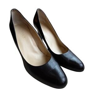 Lauren Ralph Lauren Zabrina black leather pumps size 8B classic career shoes
